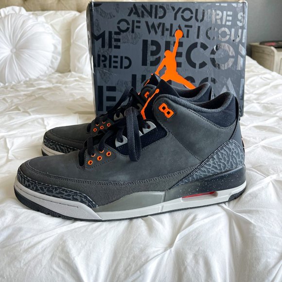 Air Jordan 3 “Fear” Retro - Sz 13 Sneakers CT8532-080 - Picture 5 of 12